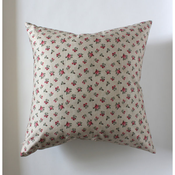 Textileish Floral Cotton Pillow Cover Wayfair